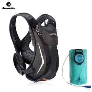 ANMEILU 5L Cycling Hydration Outdoor Sports Backpack 2L Water Bag Running Marathon Bike Rucksack Bags Camelback Water Bladder