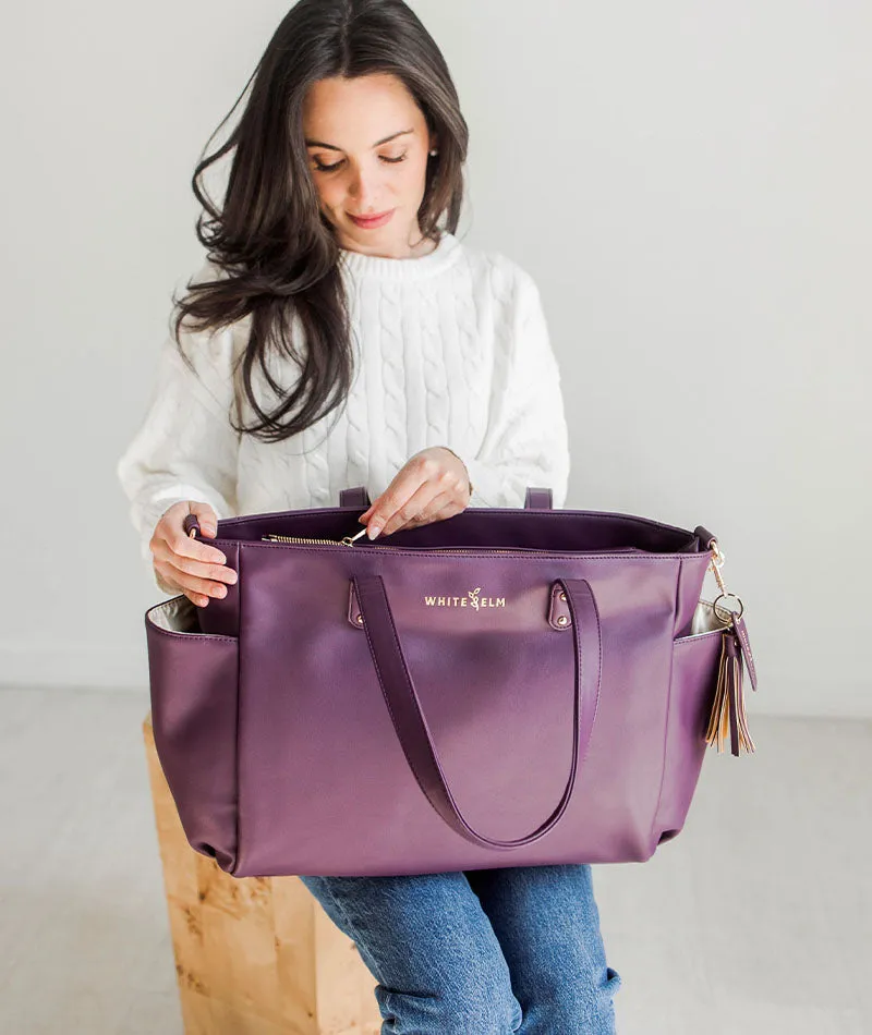 Aquila Tote Bag - Plum