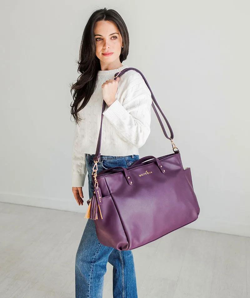 Aquila Tote Bag - Plum