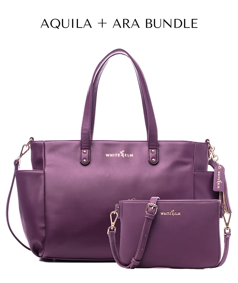 Aquila Tote Bag - Plum