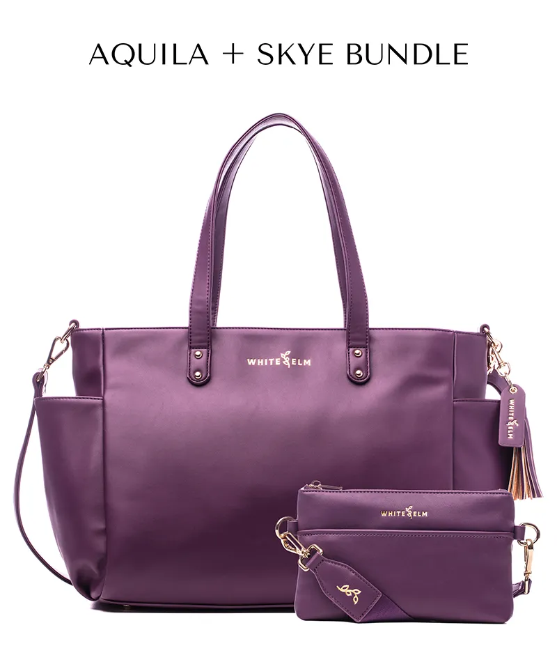 Aquila Tote Bag - Plum