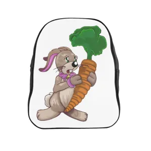 Bunny with Carrot School Backpack