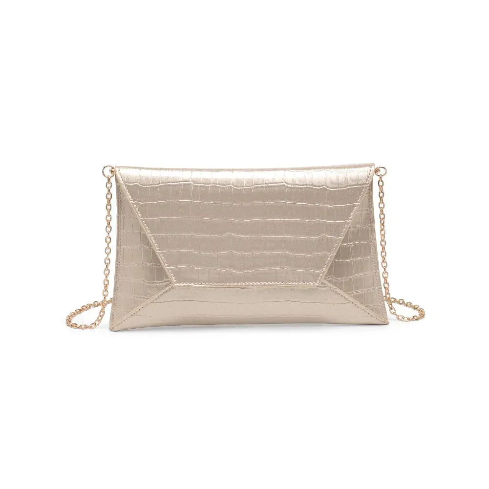 CORA CROCO CLUTCH