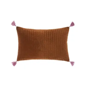 Drew Paprika Cushion 40 x 60cm by Linen House