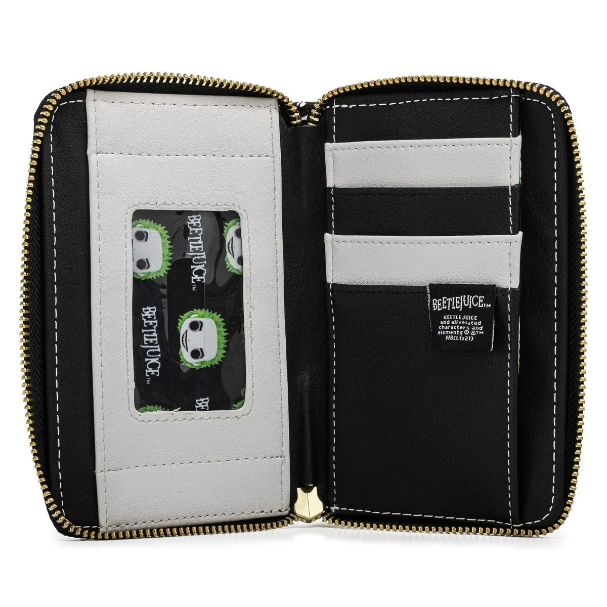 Funko POP! Loungefly Beetlejuice Allover Print Zip-Around Wallet