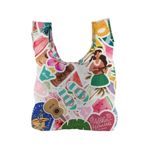 Hawaiian Sticker Eco Tote Bag