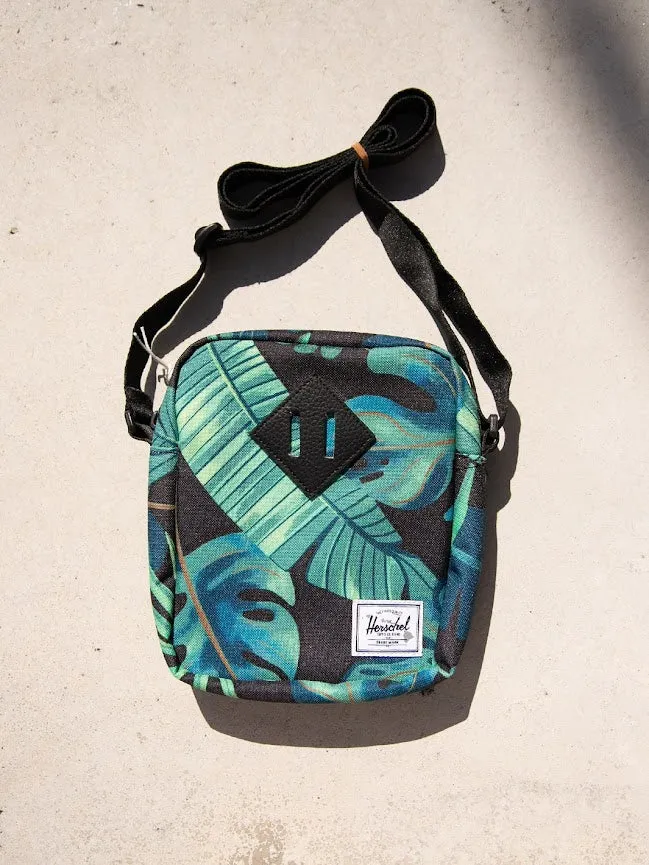 Herschel Supply Co Classic Crossbody - 2L - BLACK PALM LEAVES