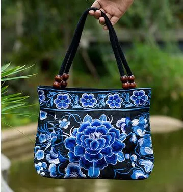 New Coming Fashion  Women' handbag!New nice Embroidered Lady bags national trend handbag embroidered embroidery Lady carry bag