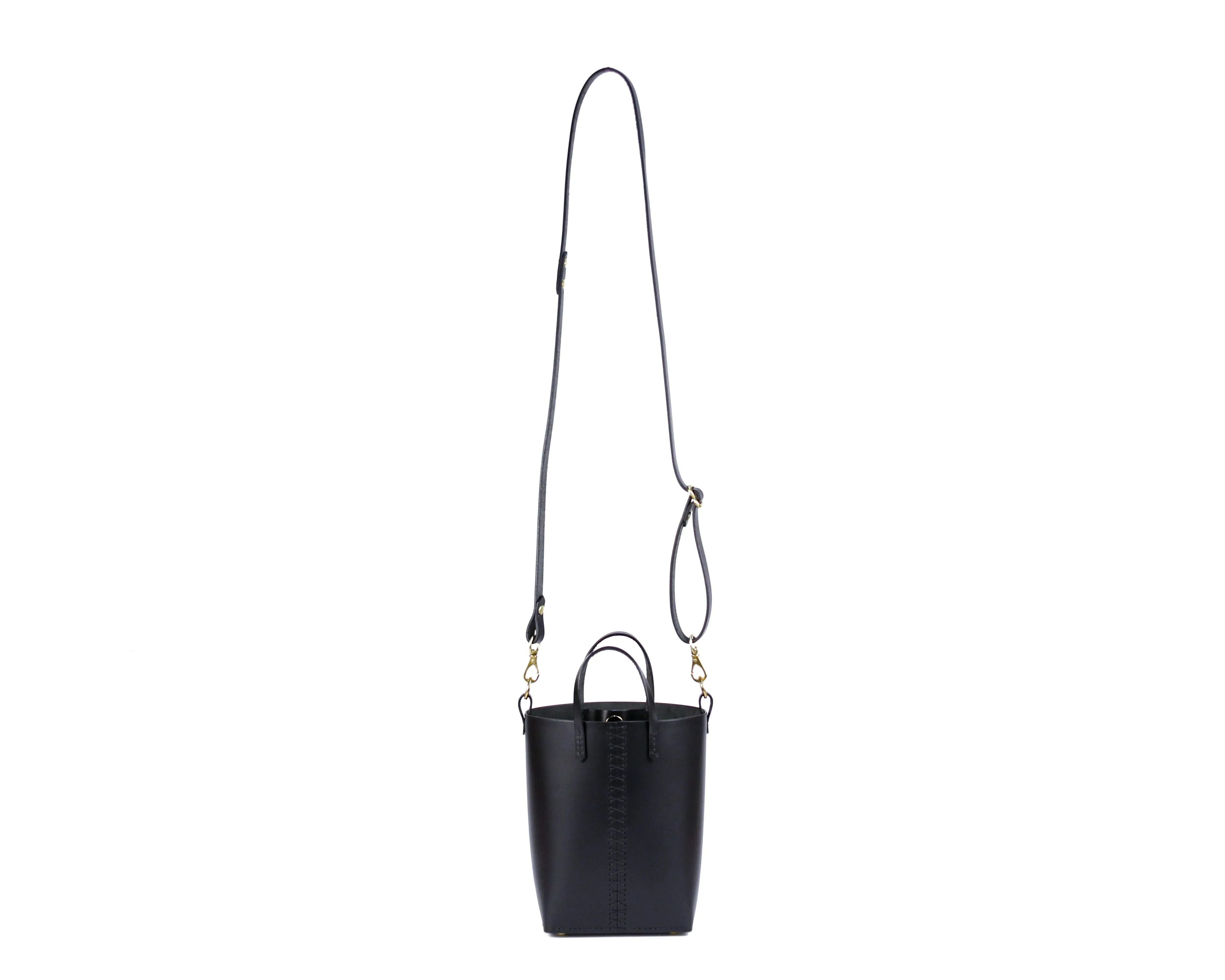 Palmetto Bucket Bag: Black