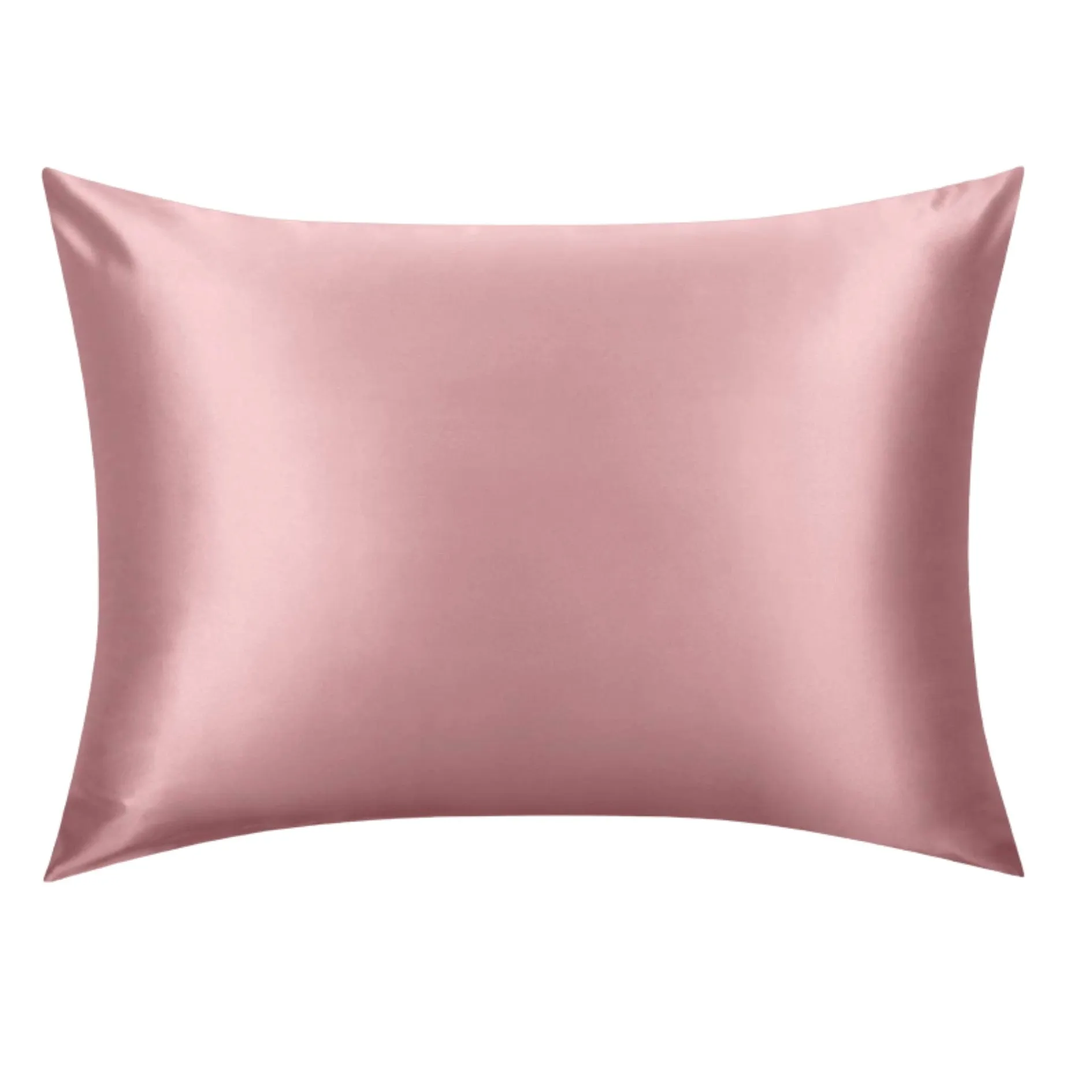 Pink Silk Pillowcase - NZ Standard Size - Envelope Closure