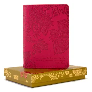 Radiant Ruby Red Passport Wallet