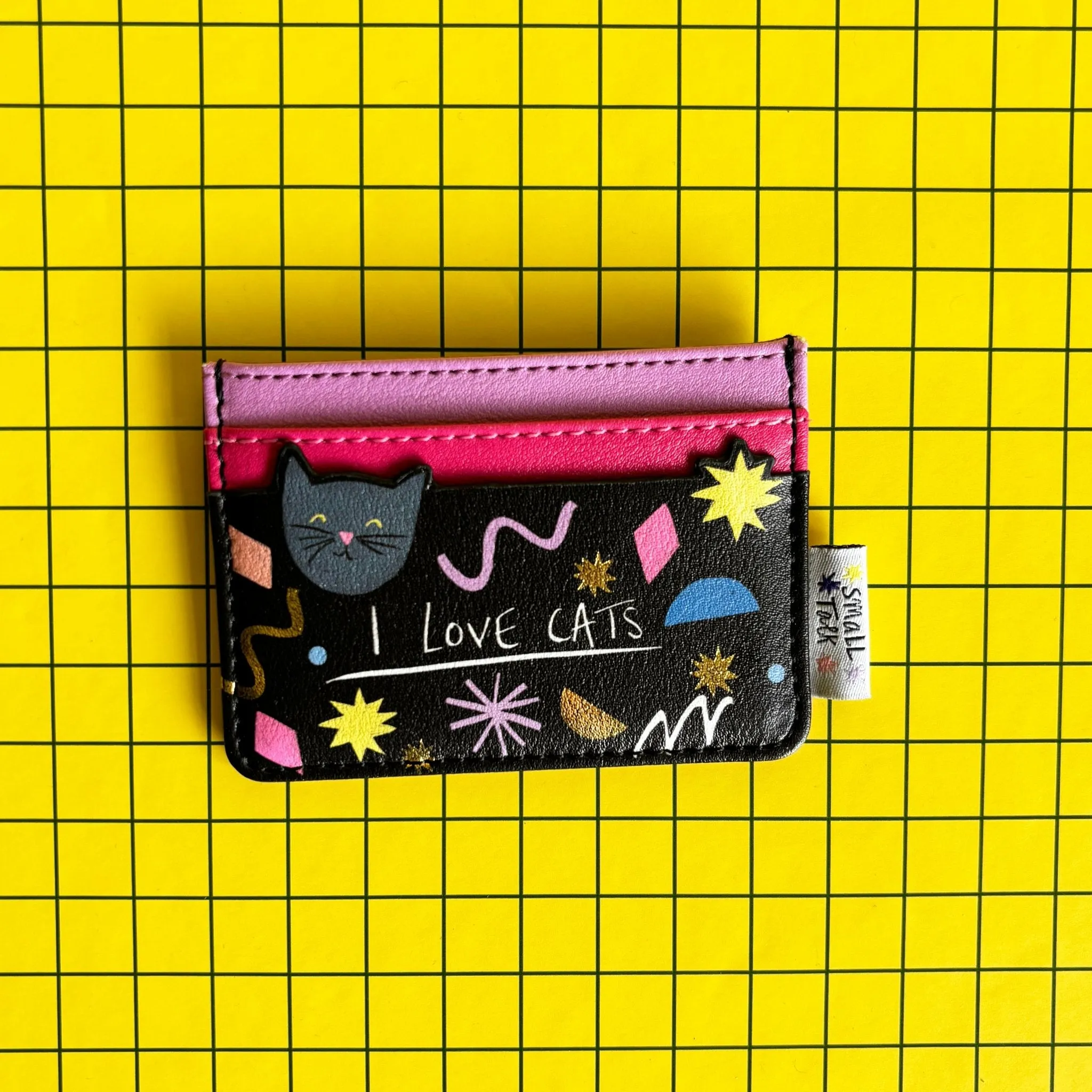 Small Talk 'I Love Cats' Cardholder