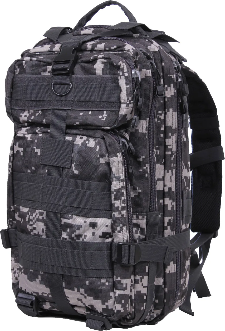 Subdued Urban Digital Camouflage - Military MOLLE Compatible Medium Transport Pack