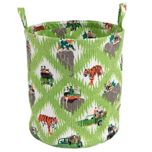 Tiger Safari Quilted Storage Basket